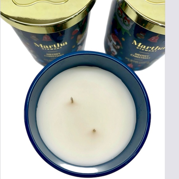 NWT! 🌲 Martha Stewart Kittens Cats 16oz. Meowy Christmas Holiday Candle - Picture 5 of 5